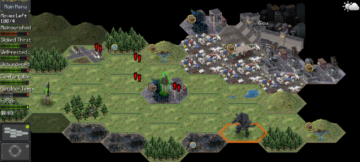 A screengrab from the game NEO Scavenger.