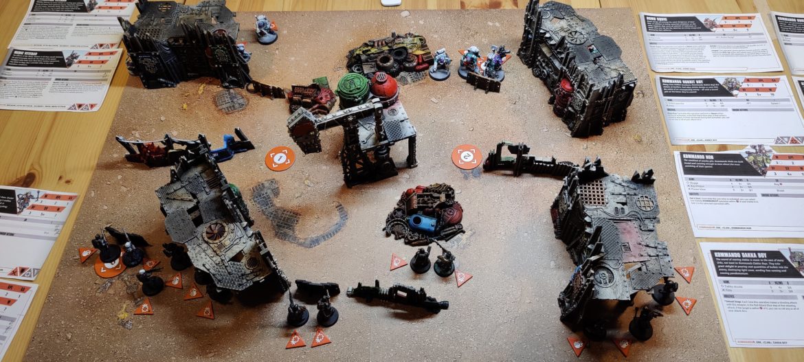 The game board as turn 1 begins.