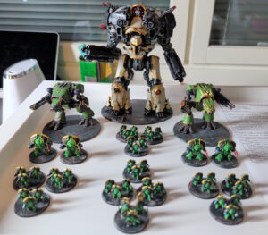 The Loyalist army.