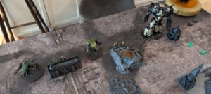 The loyalist deployment zone.